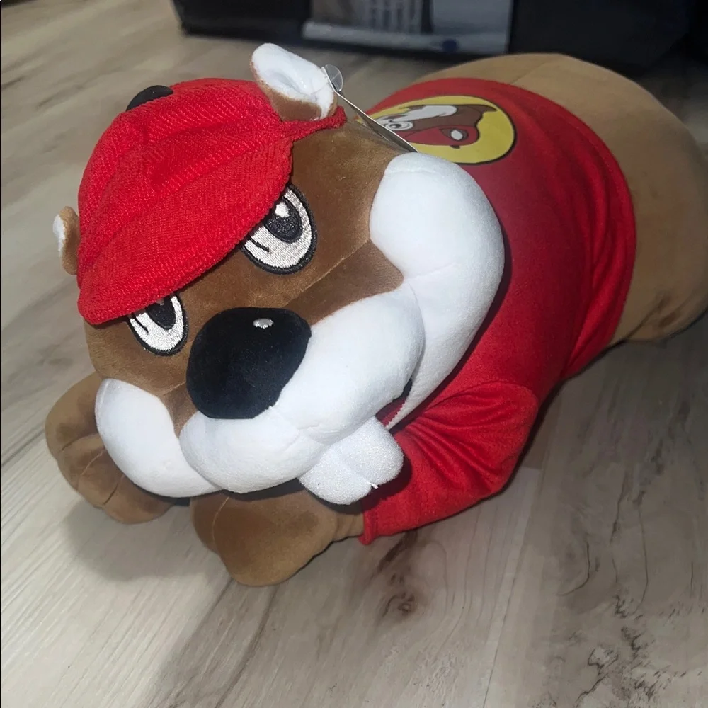 Brown and Red Stuffed Otter Toy Set - Picture 4 of 4